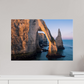 60 x 40 cm, Photo Print Under Acrylic Glass Lumière dorée sur l’arche d’Étretat