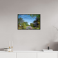 60 x 40 cm, Plexi et cadre américain Une pensée de Claude Monet