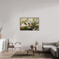 120 x 80 cm, Alu et cadre américain Abeille à la lumière