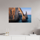 90 x 60 cm, Photo Print Under Acrylic Glass Lumière dorée sur l’arche d’Étretat