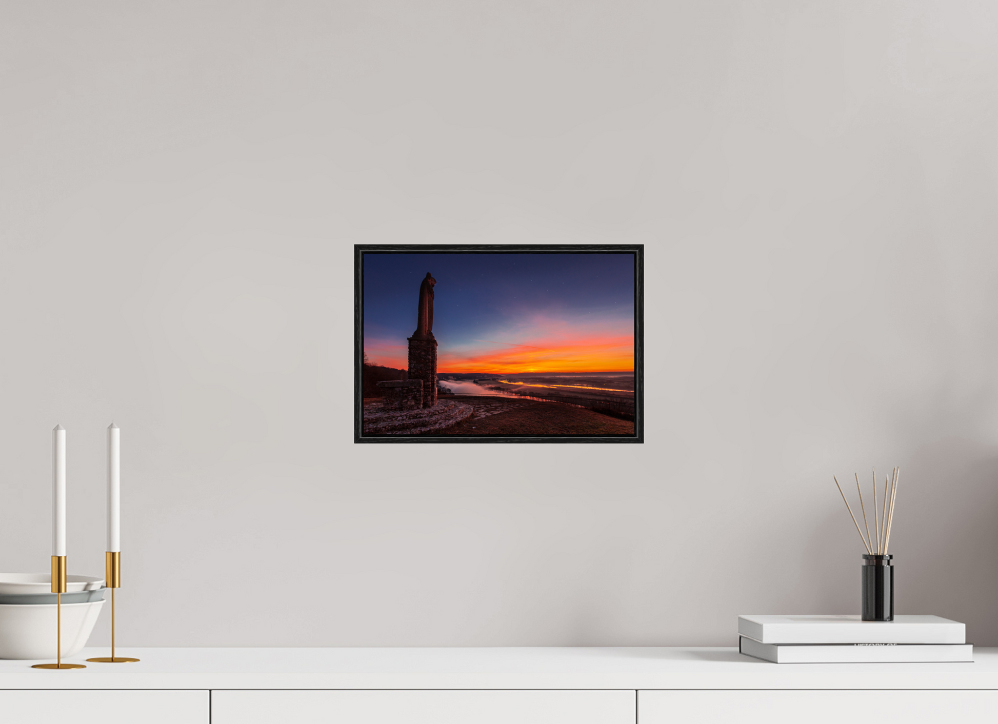 30 x 20 cm, Plexi et cadre américain Notre-Dame de Belle Garde