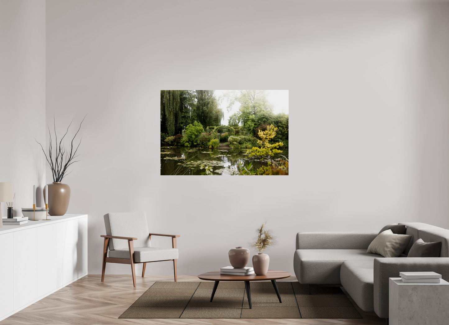 150 x 100 cm, Photo Print Under Acrylic Glass La mare de Giverny