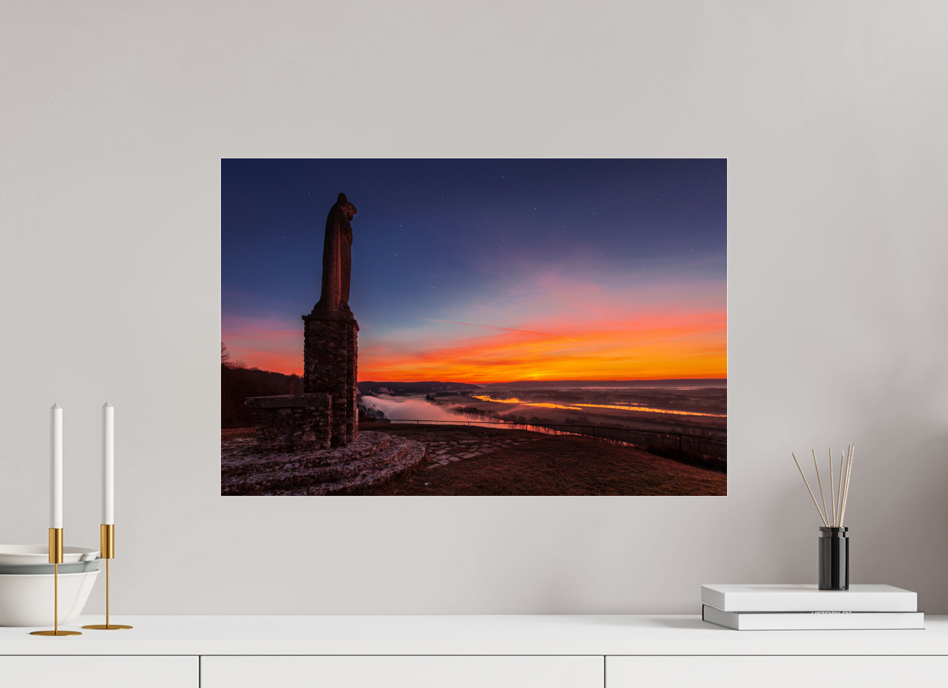 60 x 40 cm, Photo Print Under Acrylic Glass Notre-Dame de Belle Garde