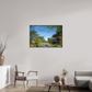 105 x 70 cm, Alu et cadre américain Une pensée de Claude Monet