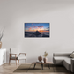128 x 72 cm, Plexi et cadre américain mont st Michel
