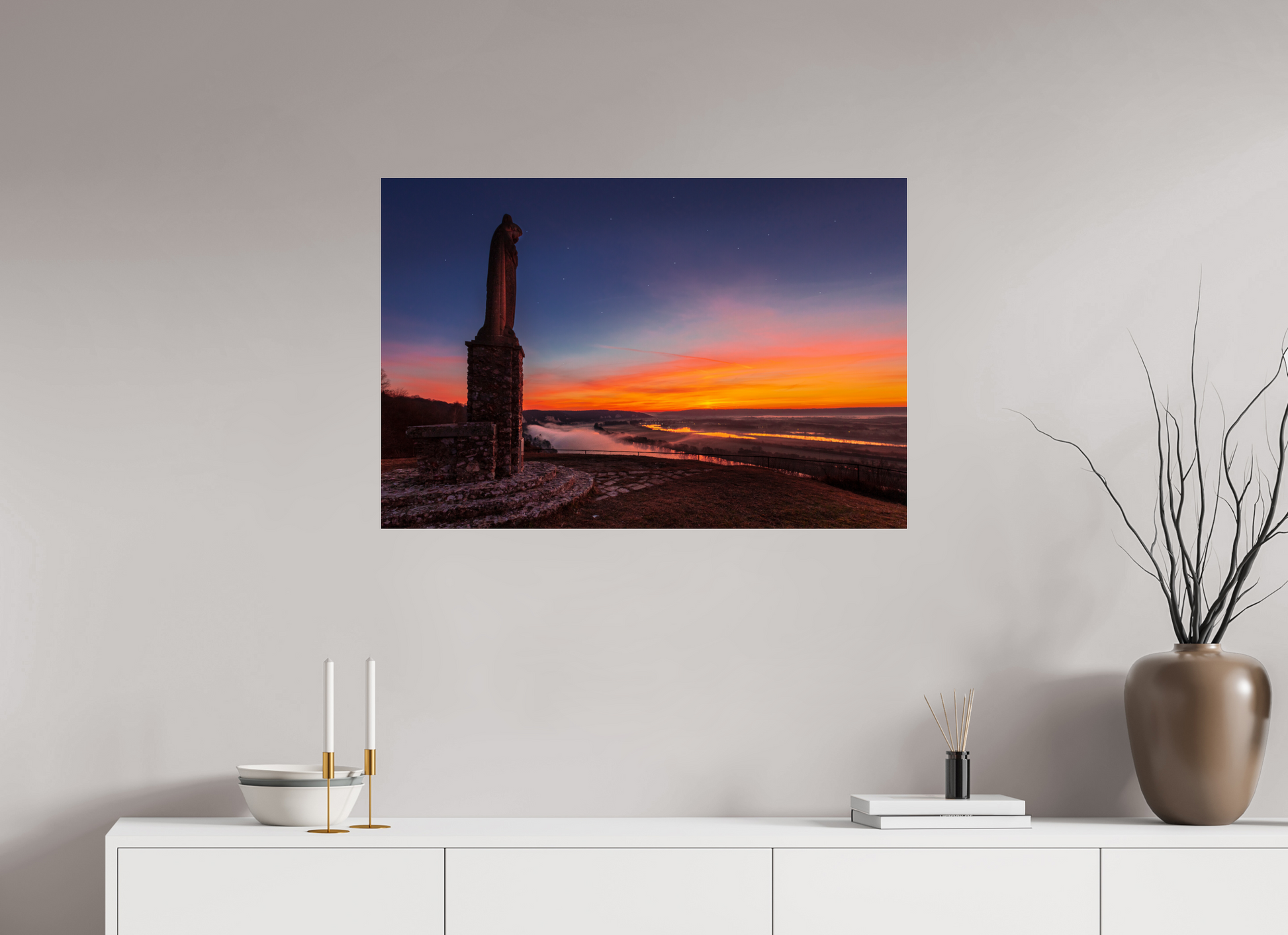 90 x 60 cm, Photo Print Under Acrylic Glass Notre-Dame de Belle Garde