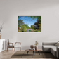 150 x 100 cm, Plexi et cadre américain Une pensée de Claude Monet