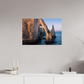 75 x 50 cm, Photo Print Under Acrylic Glass Lumière dorée sur l’arche d’Étretat