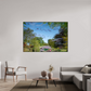 180 x 120 cm, Alu et cadre américain Une pensée de Claude Monet