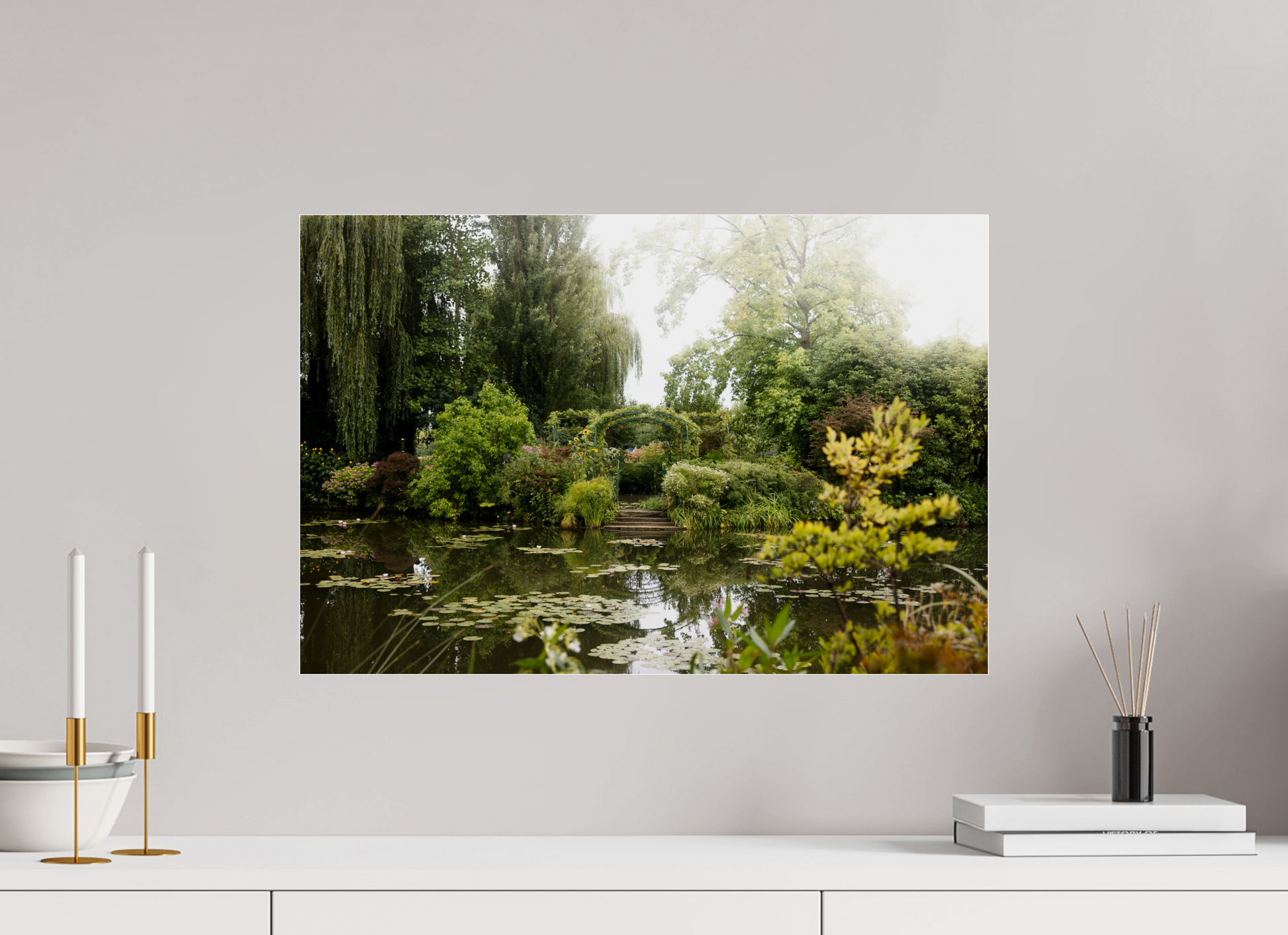 60 x 40 cm, Photo Print Under Acrylic Glass La mare de Giverny