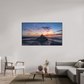 176 x 99 cm, Plexi et cadre américain mont st Michel