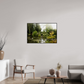 105 x 70 cm, Plexi et cadre américain La mare de Giverny