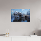 75 x 50 cm, Photo Print Under Acrylic Glass Vieux Pont de Vernon sous la neige