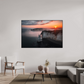 180 x 120 cm, Alu et cadre américain Aube sur les Falaises d'Aval d'Etretat