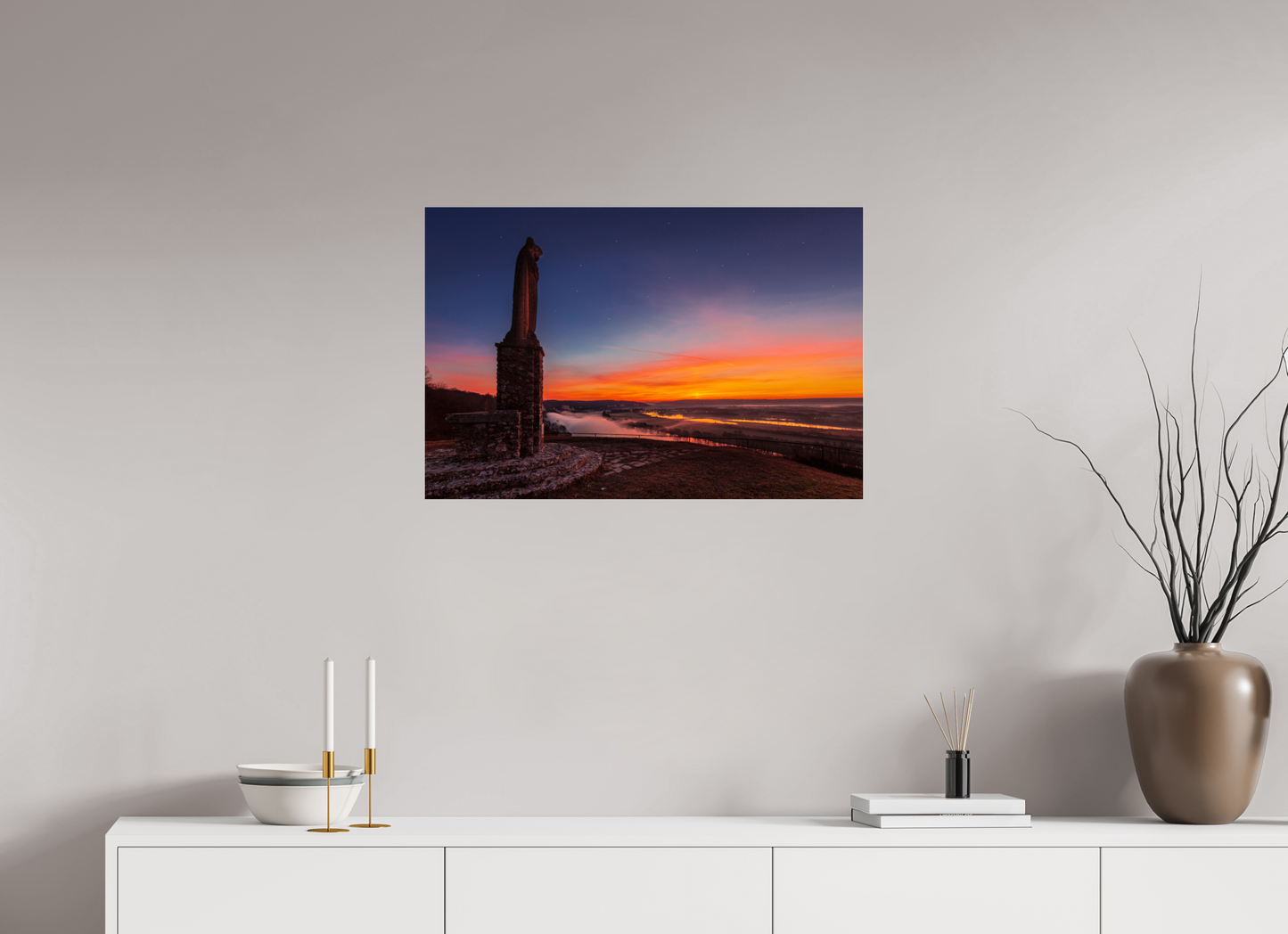 75 x 50 cm, Photo Print Under Acrylic Glass Notre-Dame de Belle Garde